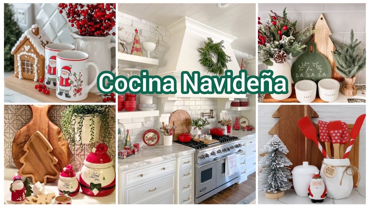 Ideas para Decorar la Cocina🎄 Navidad 2025 Tendencia en Decoración 