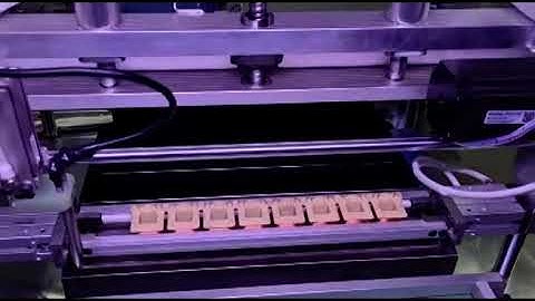 Automatic soldering machine. For transformers