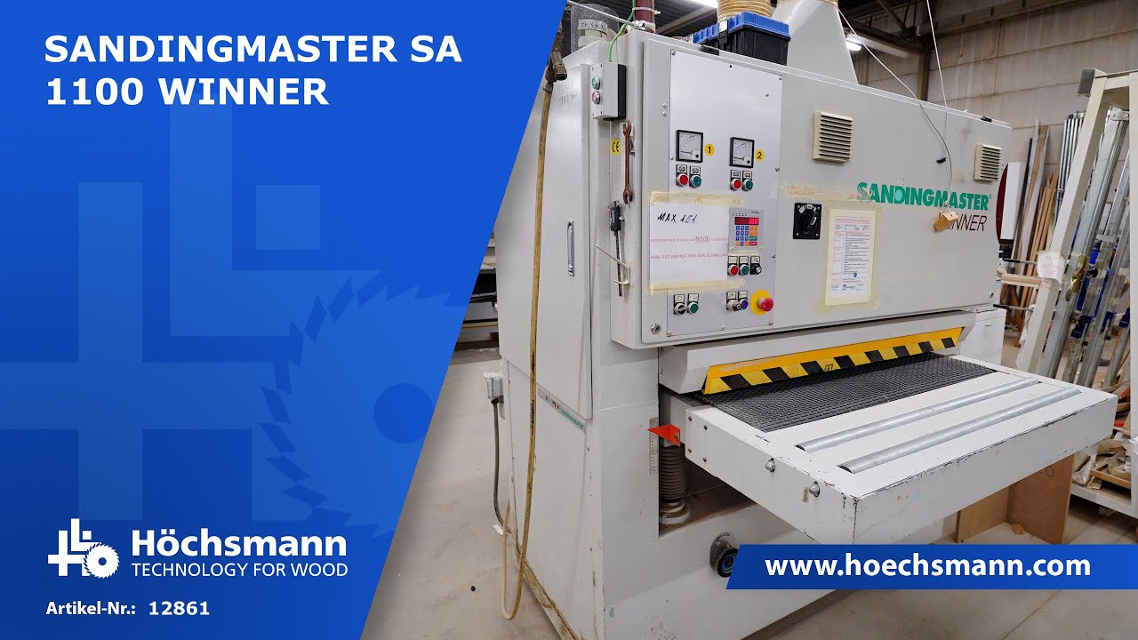 Sandingmaster SANDINGMASTER SA 1100 WINNER (Höchsmann Klipphausen) - YouTube