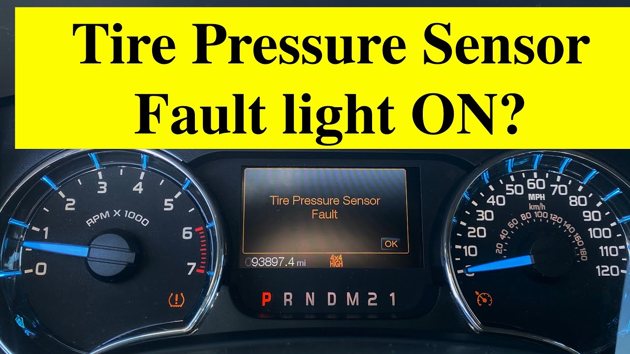 2011 Ford Fusion Tire Pressure Sensor Fault