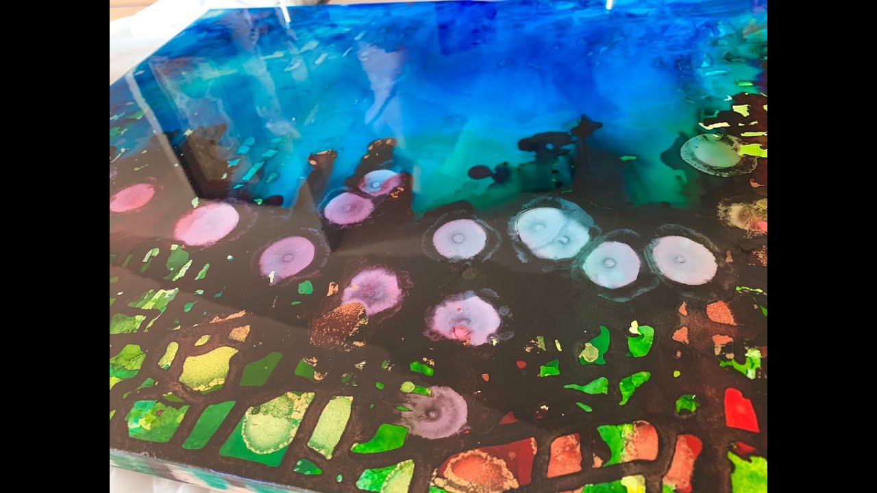 Resin Art with Alcohol Inks – The Next Evolution in Paint Pouring