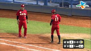 20140410-2 甲組春季聯賽 台東綺麗珊瑚vs泰安產險 6上 綺麗打者又遭球吻 心情不美麗~