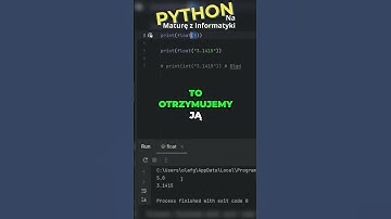 PYTHON - FLOAT zamiana na liczbę po przecinku #informatyka #matura #python #excel #nauka #matura2026