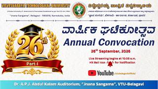 VTU's 26th Annual Convocation (Part I)