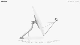 Satellite Dish 3D model by 3DModels.org screenshot 1