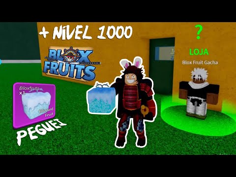 Peguei a Fruta Blizzard No Giro + Lv1000 No Blox Fruits - DO 1 AO 2450 NO BLOX FRUITS (ROBLOX) #EP30