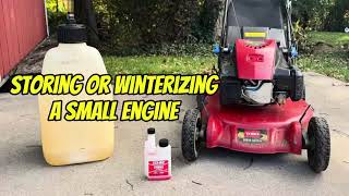 How to “Winterize” or Prep Your Lawn Equipment for Storage!