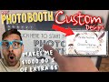 How To Make Your Photo Booth Business Profitable Add On - Custom Wedding Name Design
