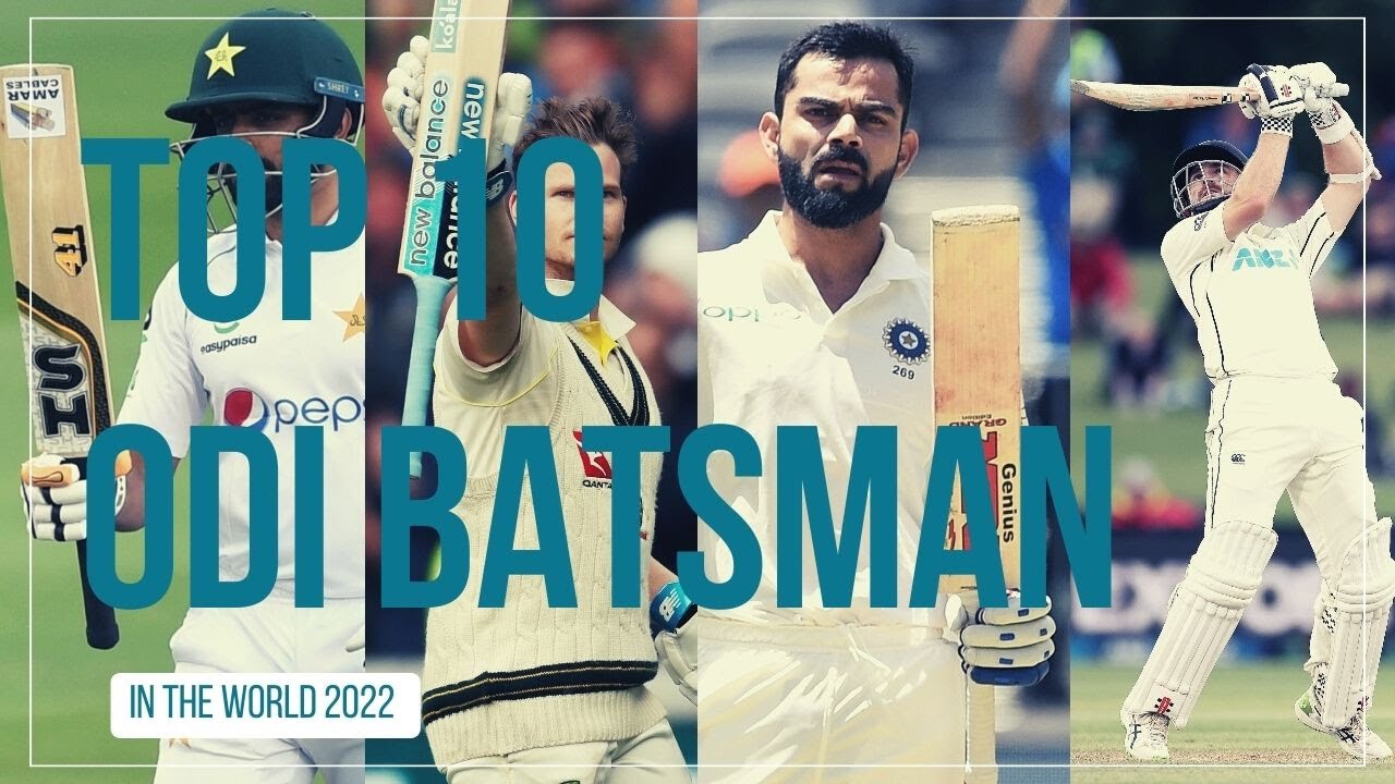 Top 10 ODI Batsmen in the world (2022): According to ICC - YouTube