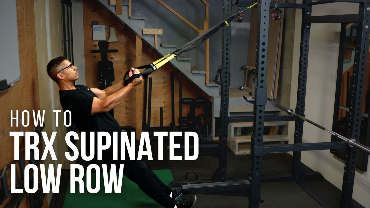 TRX Supinated Low Row - YouTube