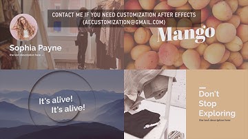 Minimal Typography | After Efects Project Files - Videohive template