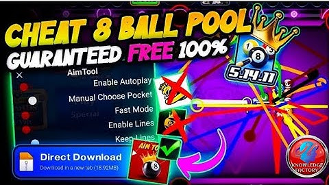 Guide Line Aim Tool , 8 Ball Pool Aim Hack 100% Safe