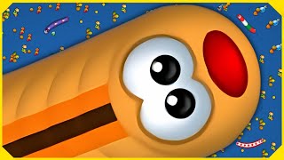 🐍WORMSZONE.IO #181 | GIANT SLITHER SNAKE TOP 01 / Epic Worms Zone Best Gameplay! | Rahul Snake Game screenshot 3