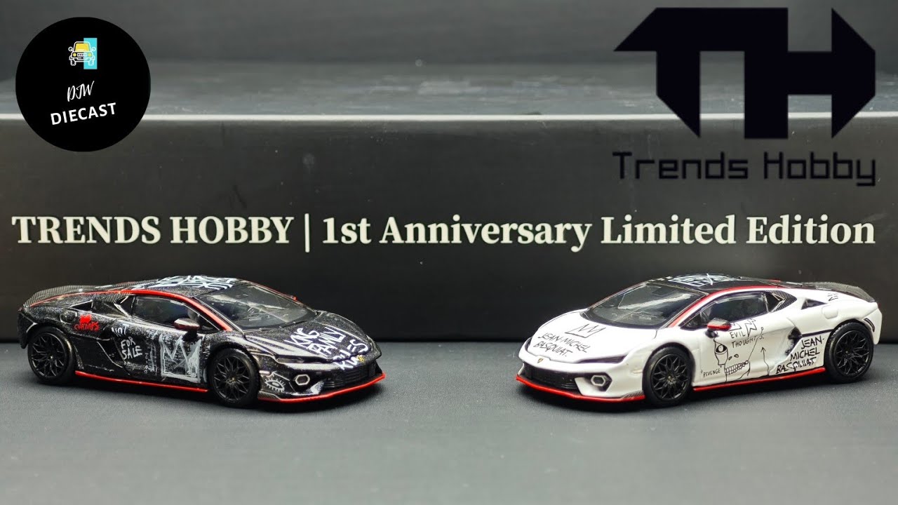 Trends Hobby 1/64 ランボルギーニ テメラリオ 1周年記念限定 Lamborghini Temerario Jean Michel Basquiat by Trends Hobby 1st