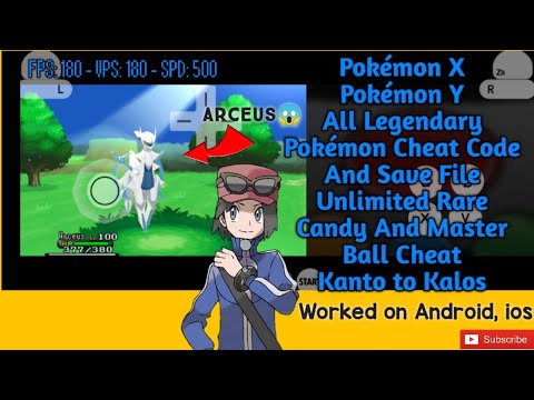 Pokémon X Generator cheat code and Save File Unlimited Candy Cheat Code Android Full Explained - YouTube