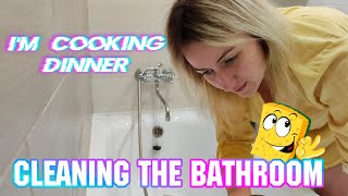 Отмываю Ванную Комнату Готовлю Ужин Cleaning The Bathroom And Cooking Dinner #Motivation #Cleaning