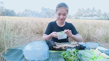 cá lóc nướng rơm thơm ngon đậm chất miền tây Cẩm Phạm TV