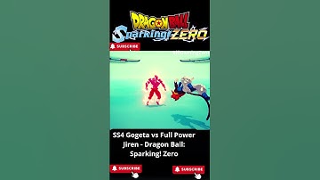 SS4 Gogeta vs Full Power Jiren | Epic Fight Dragon Ball Sparking! #shorts