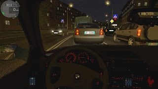 City Car Driving - BMW M5 E34 | Night Driving screenshot 5