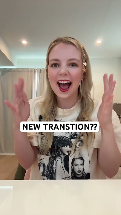 NEW TRANSITION 🚨 #TS12 #taylorswift #transition