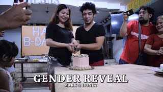 BABY GENDER REVEAL - MARK AND HONEY CAKE IDEA