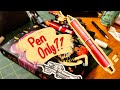 Failing at pen only challenge! | DRAW WITH ME 🌿