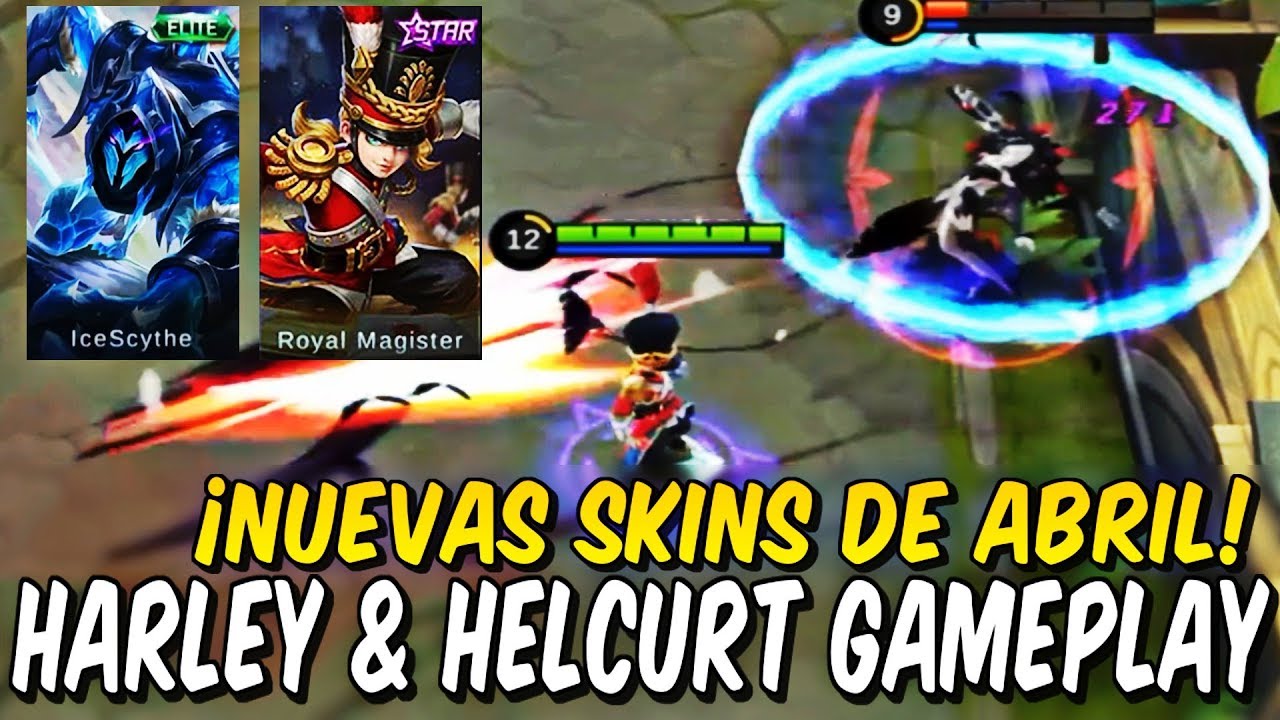 NUEVA SKIN Vip Elite Gameplay Harley Royal Magister Helcurt Ice