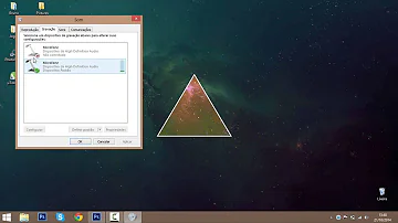Como ligar o microfone da webcam?