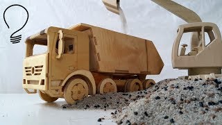 Making a dump truck based on Mercedes-Benz Actros. As usual, I