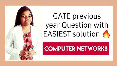 21. Sliding Window Protocol in Computer Networks | GATE Asked Example | sliding window algorithm