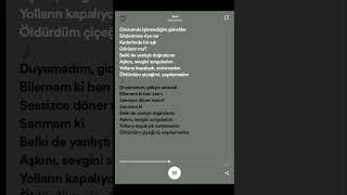 dedublüman - belki ( speed up ) lyrics #trending #music #newsong #lyrics #youtubeshorts