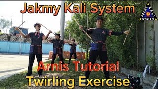 Filipino Martial Arts|Part-3 Basic Arnis Twirling Exercise|Jakmy Kali System
