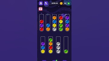 Ball Sort Master Game Level - 84 Without Boosters | Puzzle Games #entertainment #puzzle #games