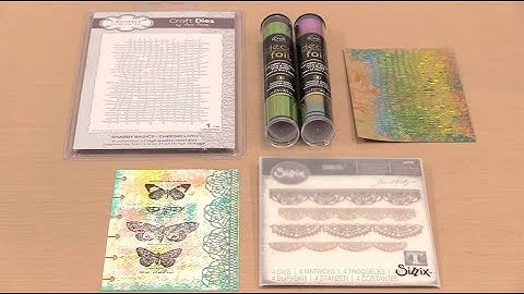 Dabbling With Dies: Foiling Die Cuts To Make Your Work Shine! by Joggles.com