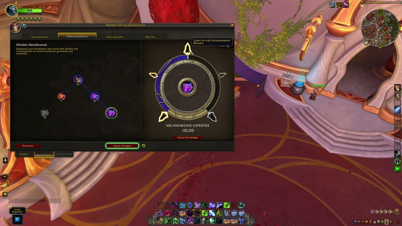 How to Learn To Craft Arcanoweave Bracers, WoW Midnight Arcanoweave Bracers at Max Quality ilvl 285