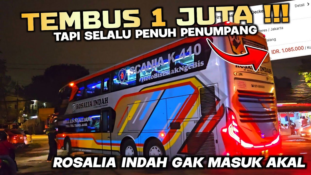 HARGA TIKET 1 JUTA ‼️ ROSALIA INDAH TETAP PENUH PENUMPANG ❗️🔥❓️