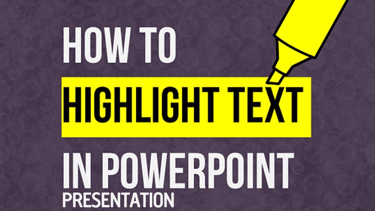 how to use highlighter in powerpoint presentation