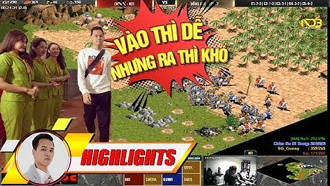 Pha chui hốc 2000 IQ của Chim Sẻ Đi Nắng | AoE Highlights