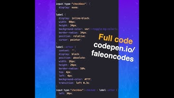 🔌 How to Create a Toggle Switch with HTML and CSS | Beginner-friendly Tutorial