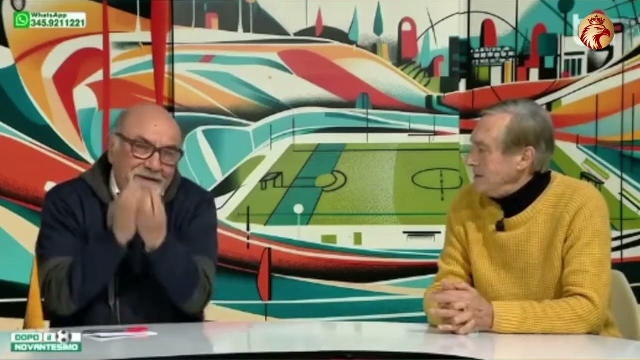 Gagliardi in TV dopo la sconfitta nel derby col Crotone @aquileimperiali