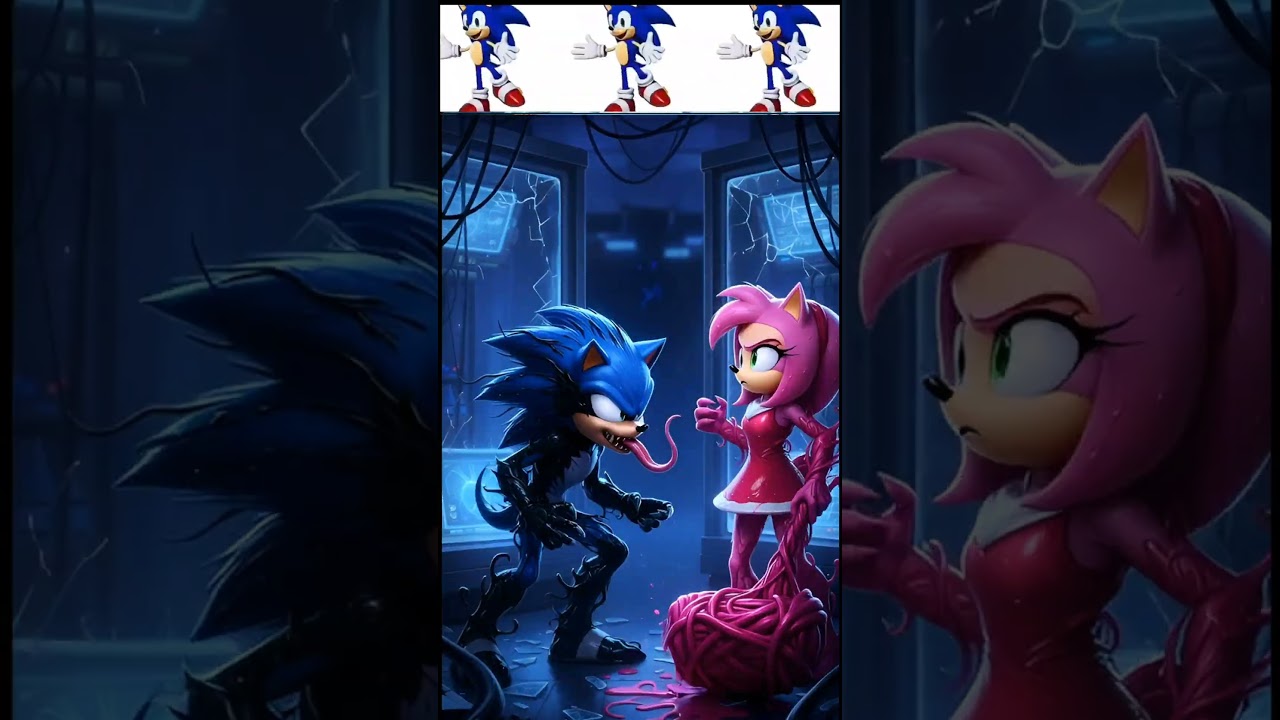 Sonic and Amy x Venom Pink Venom