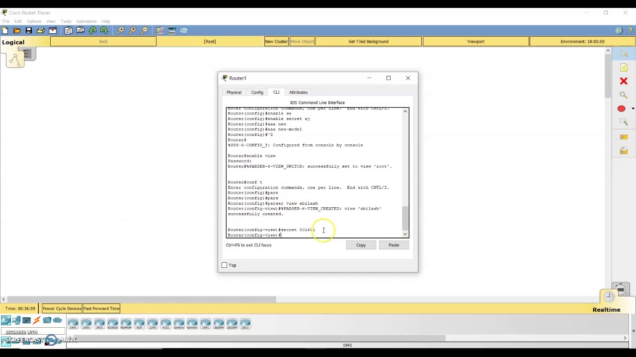 Parser View View1 CCNA-Security-Part-3 Parser View Configuration in Tamil - YouTube