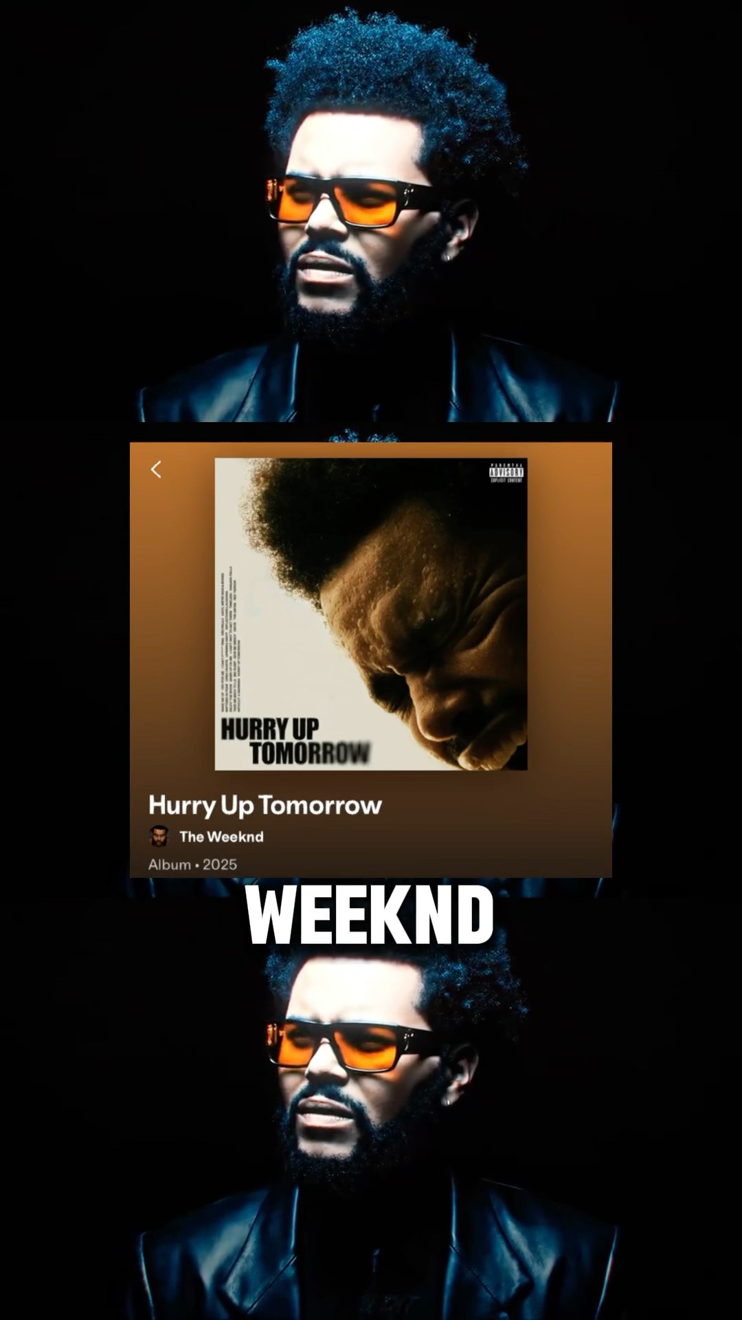 The Weeknd might go down as the greatest artist of our generation.. The Weeknd will be missed!