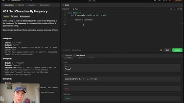 Sort Characters By Frequency | 451 Leetcode | Python3