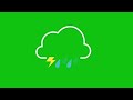 Weather Icon Green screen Effects