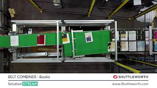 Belt Combiner Distributing Books - Solution Stream