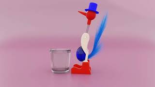 Drinking Bird Toy Animation Made In blender