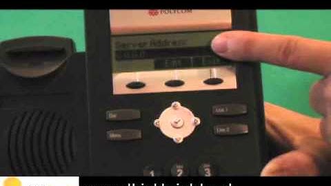 How To Configure A Polycom 320/330 With TFTP