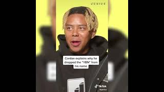 Cordae says he asked for YBN Nahmirs to remove YBN from his name.