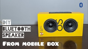 Diy Bluetooth speaker from mobile box | TSBT-003 Bluetooth module